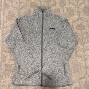 EUC Patagonia Better Sweater Full-Zip Jacket - grey